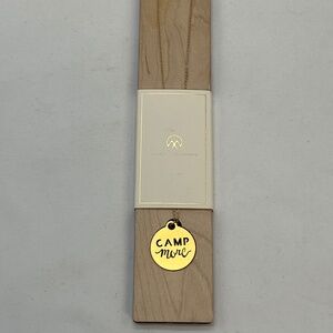 Gold Plated Pendant & GF Chain “Camp More” Necklace NWT by Outdoor Metalworks